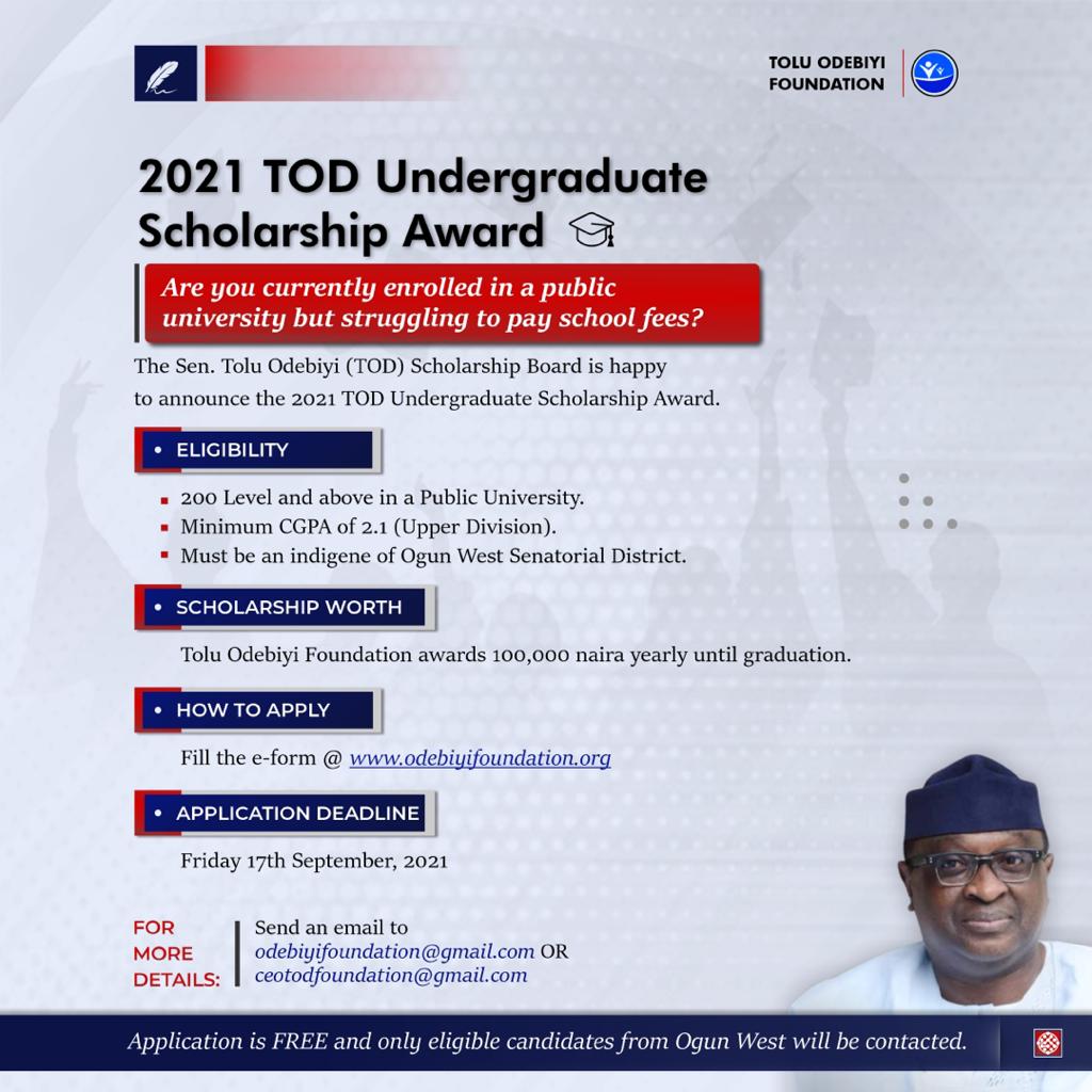 Tolu Odebiyi Scholarship