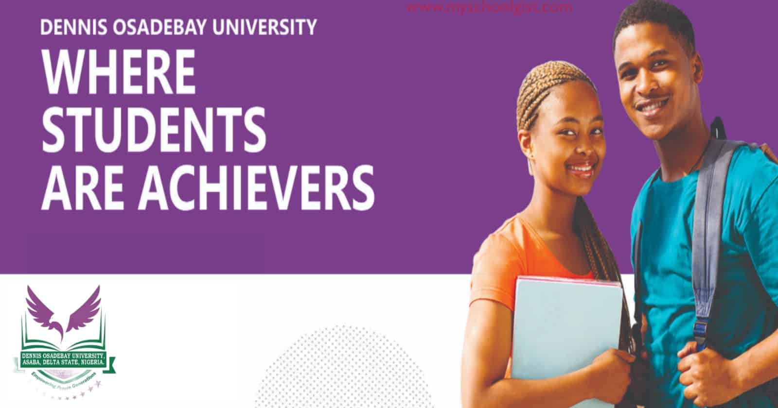 Dennis Osadebay University Admission List 2025/2026 Released