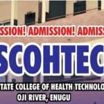 ESCOHTECH Admission List 2025/2026