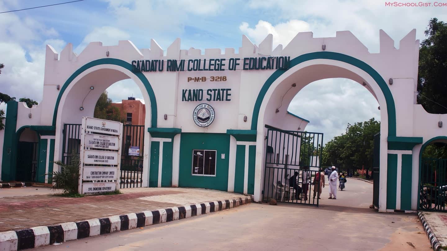 Sa’adatu Rimi College of Education 2025/2026 NCE Admission