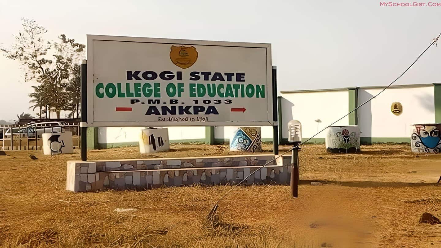 KSCOE Ankpa Part-Time NCE Admission Form