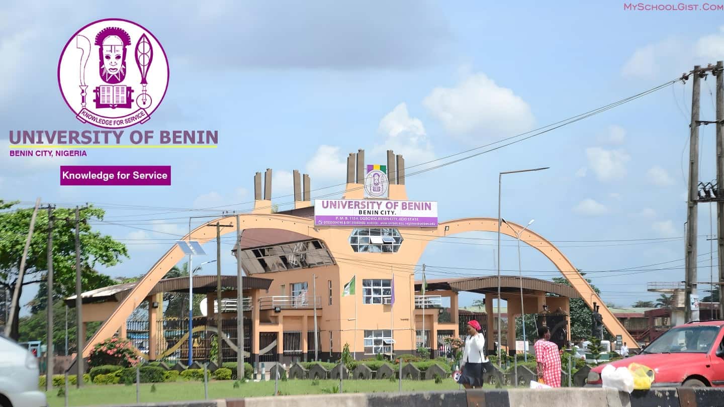 University of Benin (UNIBEN) Post-UTME/Direct Entry Form for 2025/2026 Undergraduate Admission