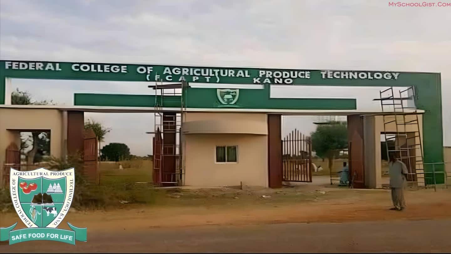 FCAPT Kano Admission List for 2024/2025 Academic Session