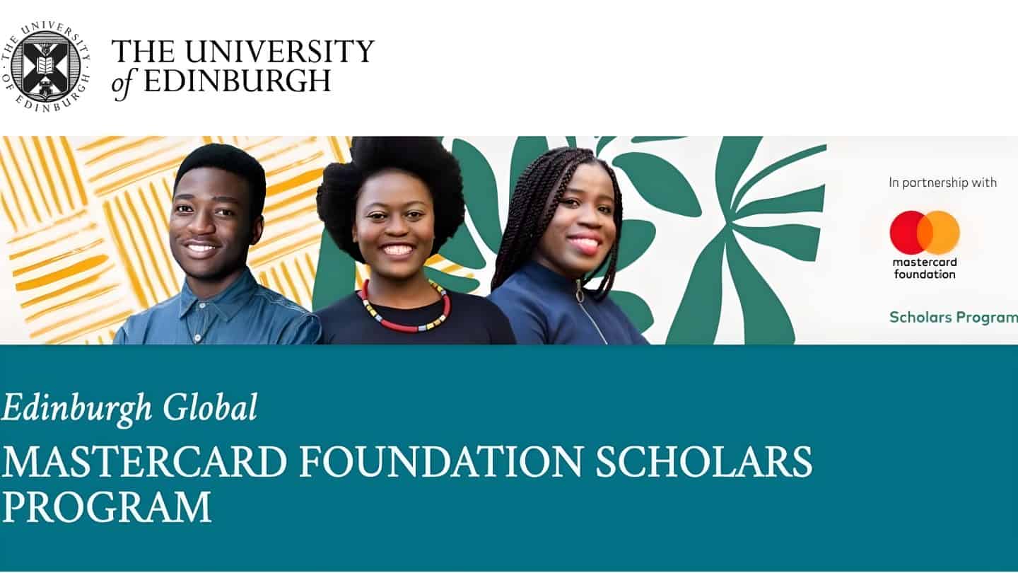 Mastercard Foundation On-campus Postgraduate Scholarships at University of Edinburgh