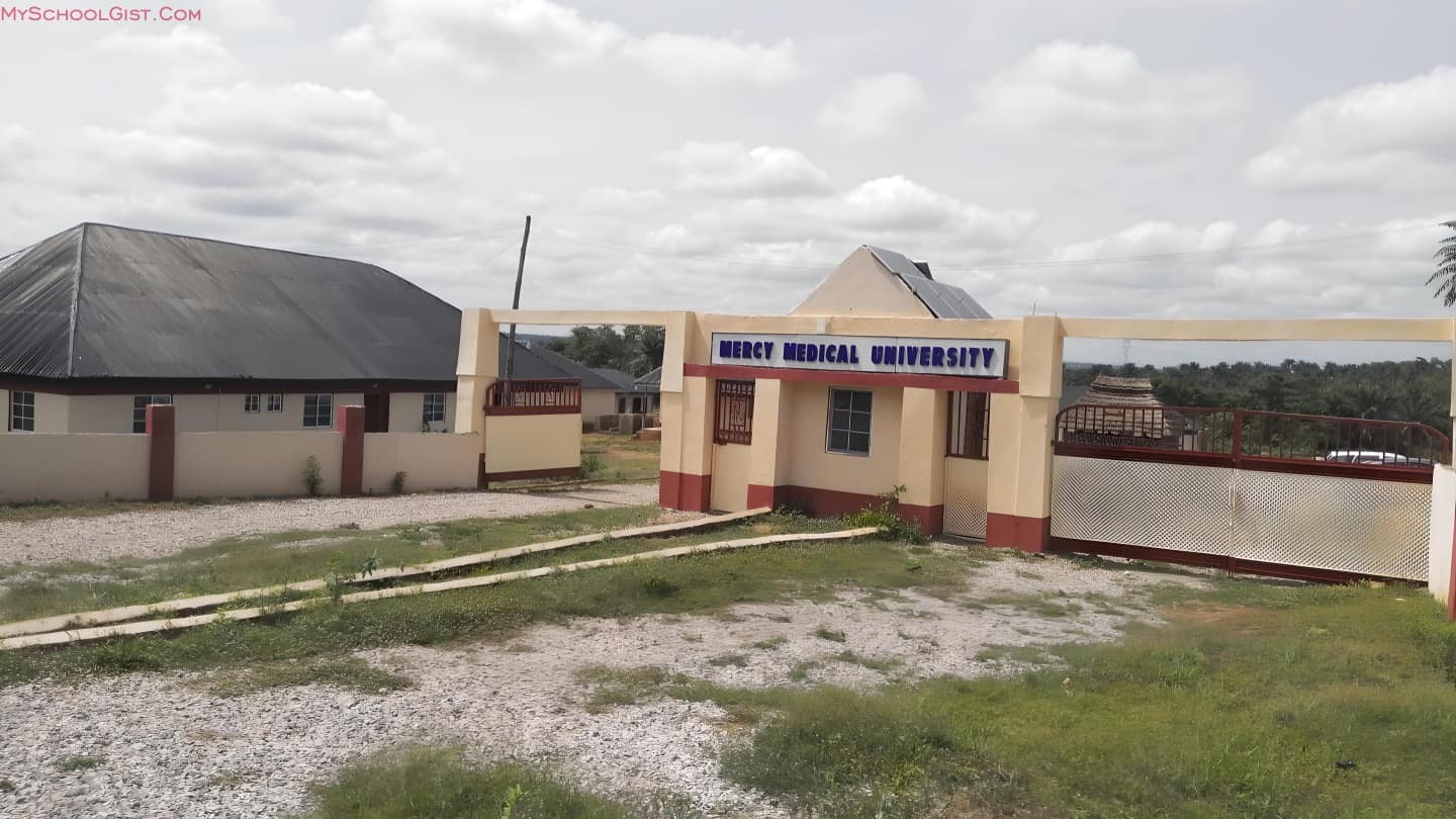 Mercy Medical University Post UTME/Direct Entry Form for 2026/2027 Admission