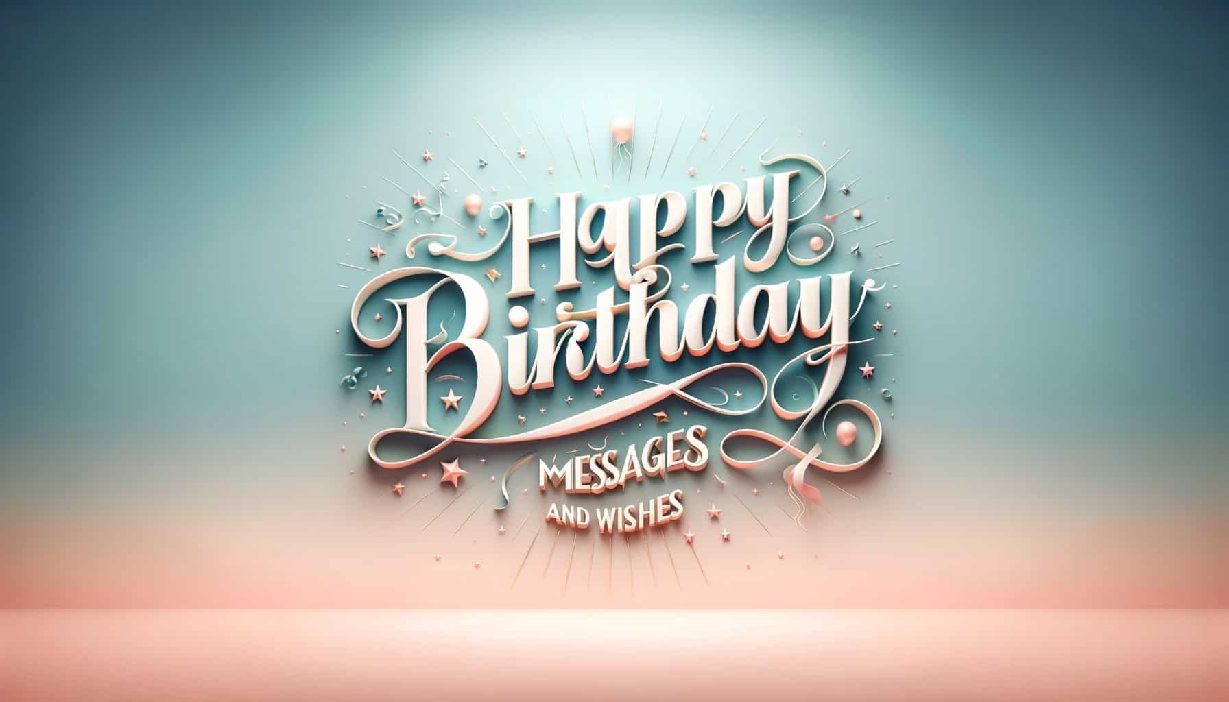 Collections of Heartfelt Happy Birthday Messages