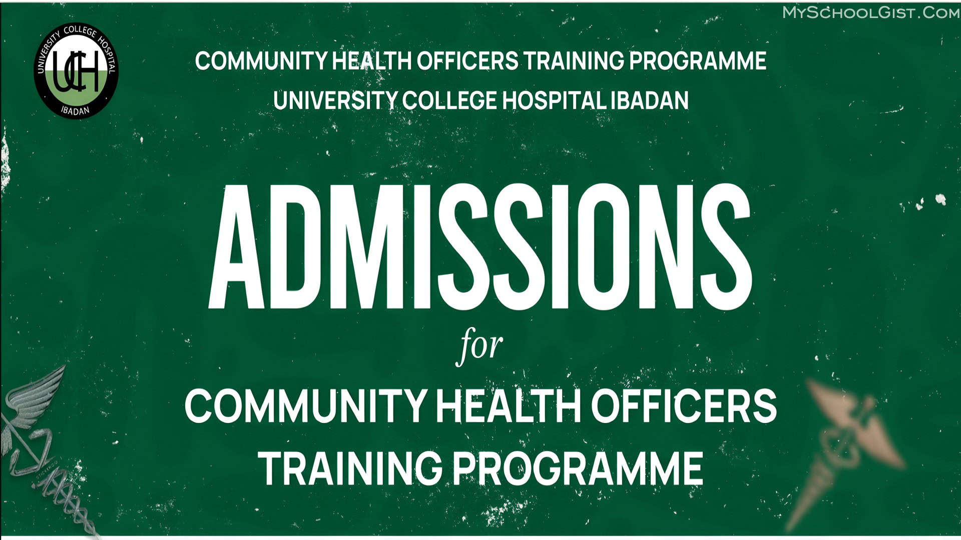Apply for UCH Ibadan Community Health Officers Programme 2025