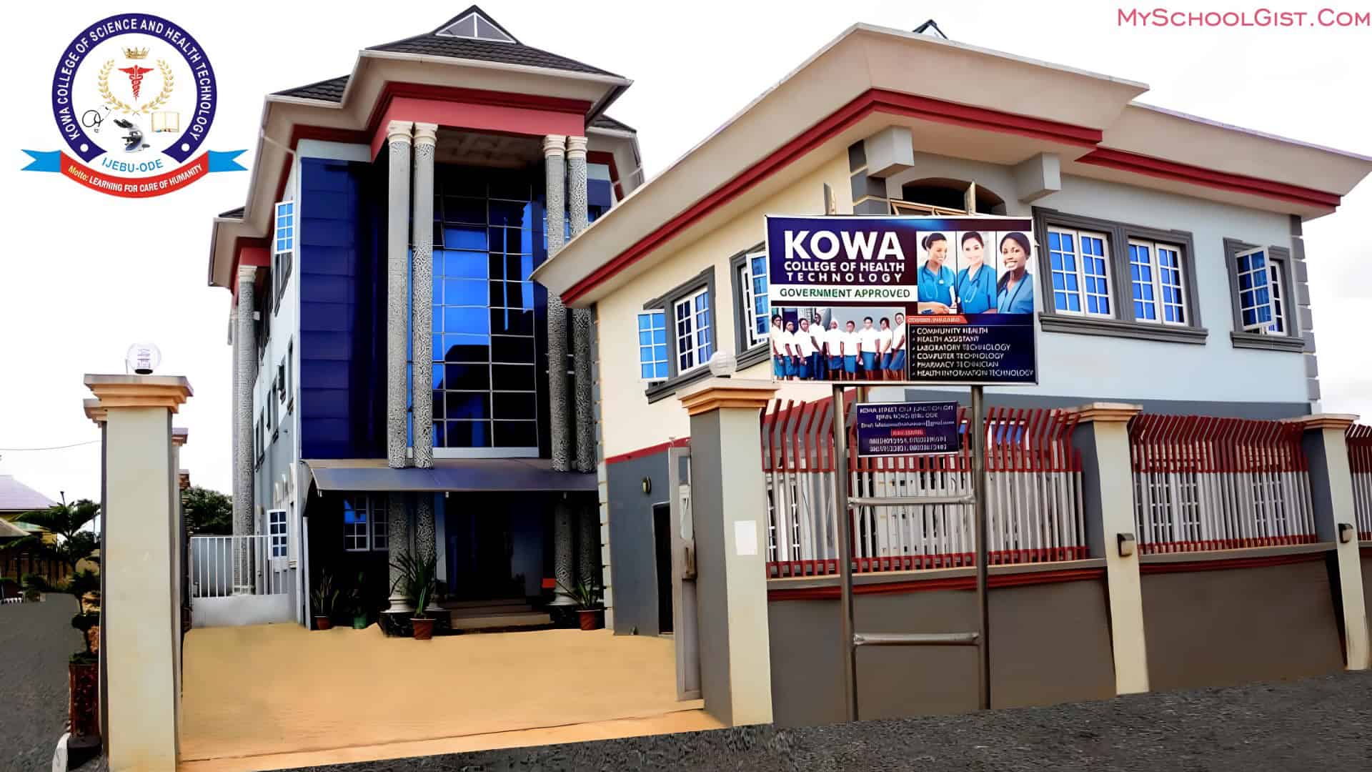 Kowa College of Science and Health Technology Admission Form for 2025/2026 Academic Session