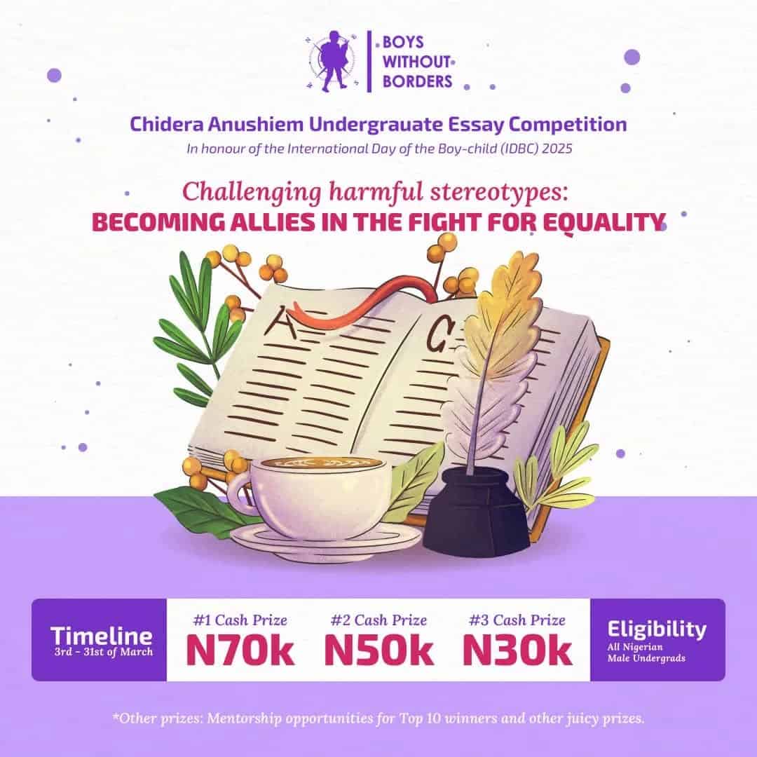 Enter the 2025 Chidera Anushiem Essay Competition