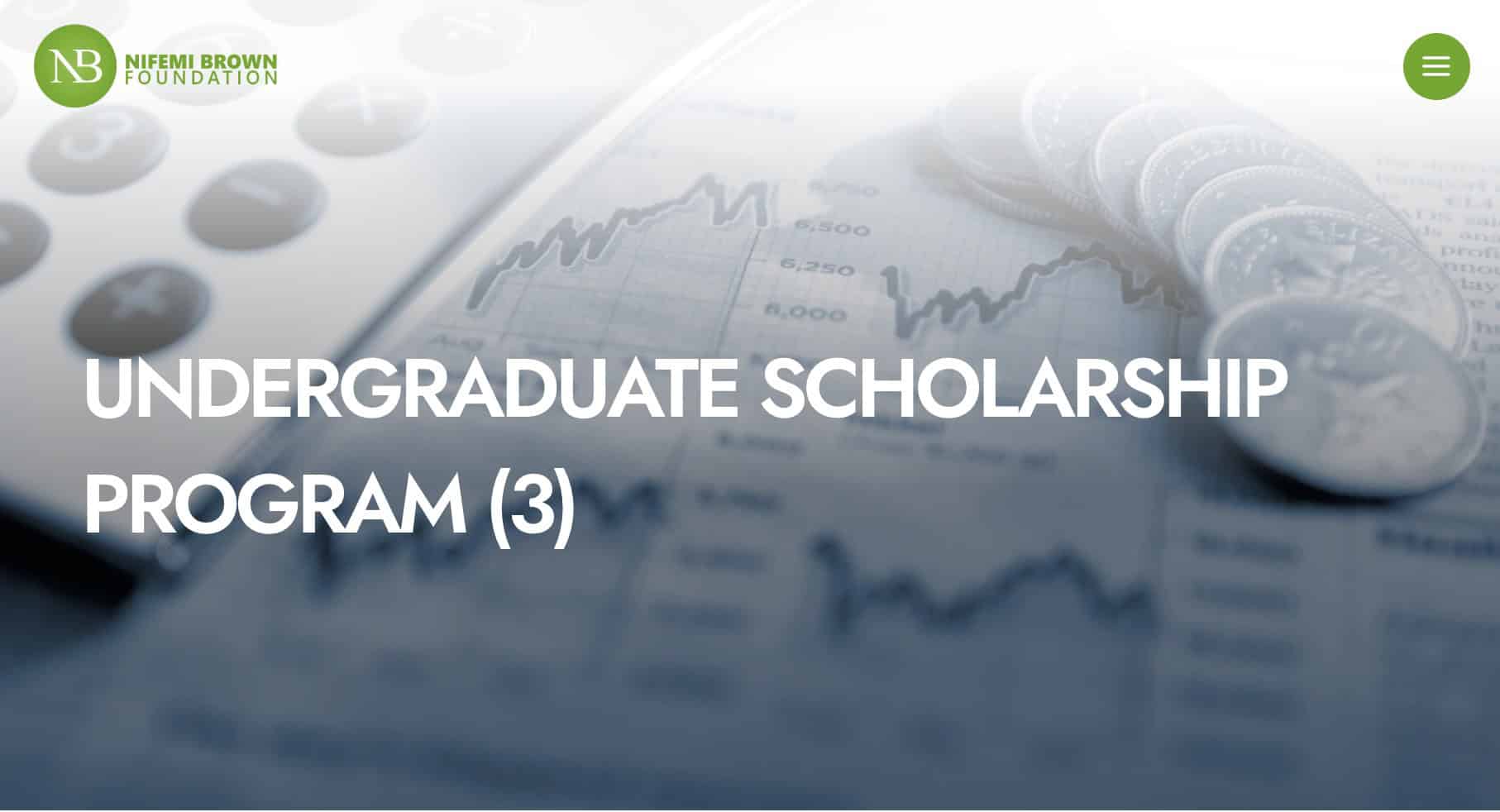 Apply for Nifemi Brown Foundation Scholarship 2025 in Nigeria