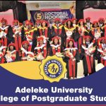 Adeleke University Postgraduate Admission Form 2026/2027