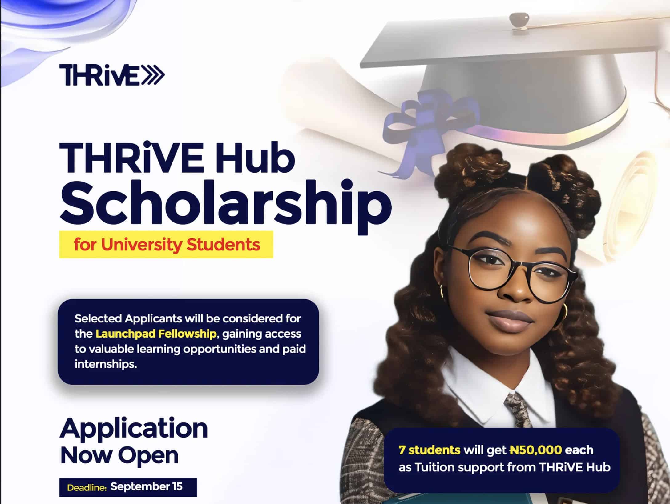 THRiVE Hub Scholarship Application for Nigerian Students 2025