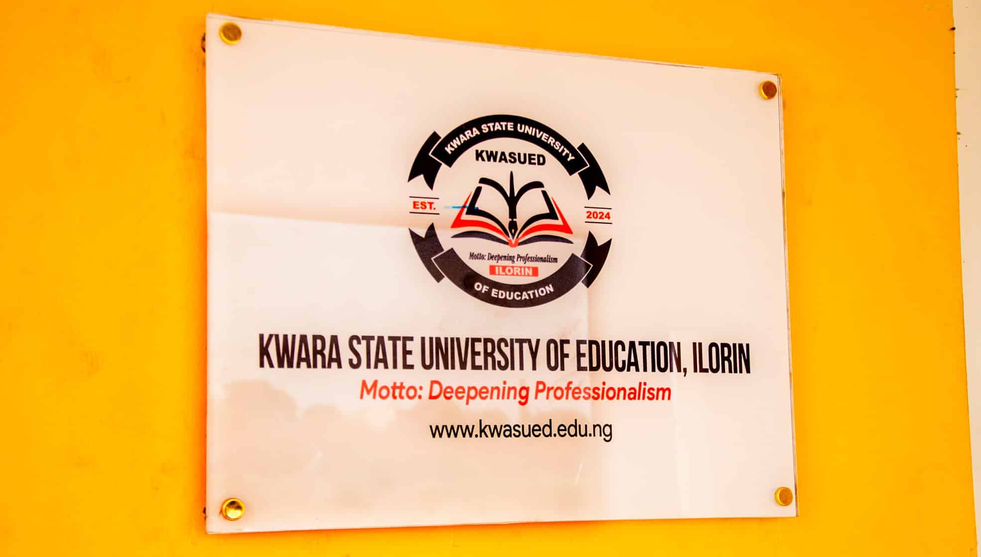 Kwara State University of Education (KWASUED) Admission Acceptance & Fees Payment Deadline for 2025/2026 Academic Session
