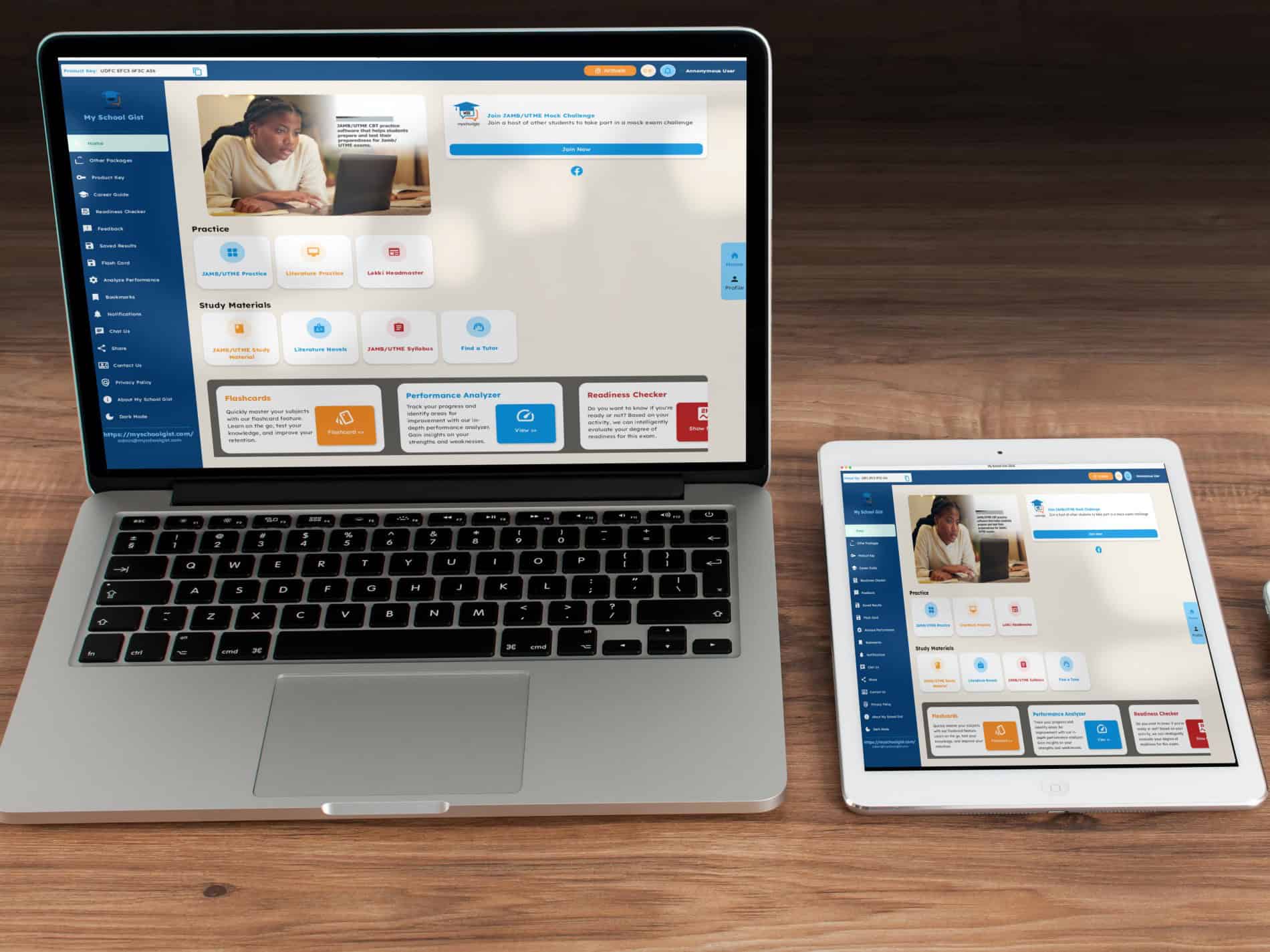 MySchoolGist JAMB CBT Software for UTME Practice: Offline CBT, Past Questions, Study and Exam Modes