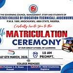 ASCETA Matriculation 2026: Date, Time, Venue