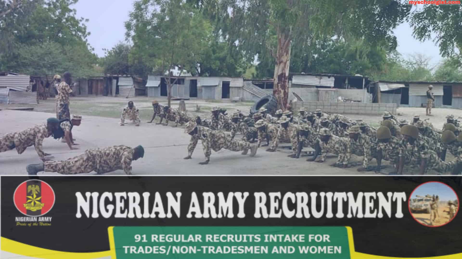 Nigerian Army 91 Regular Recruit Intake 2026