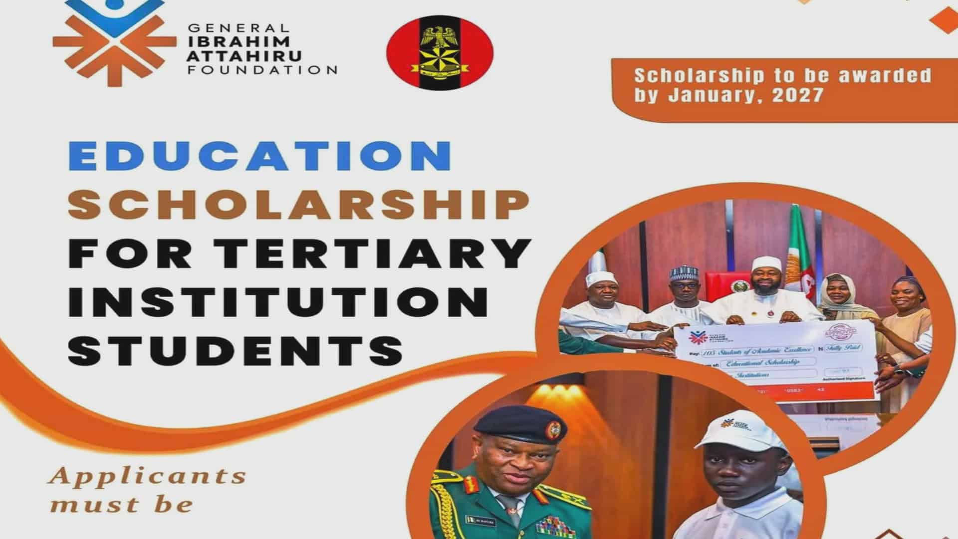 General Ibrahim Attahiru Foundation scholarship 2026