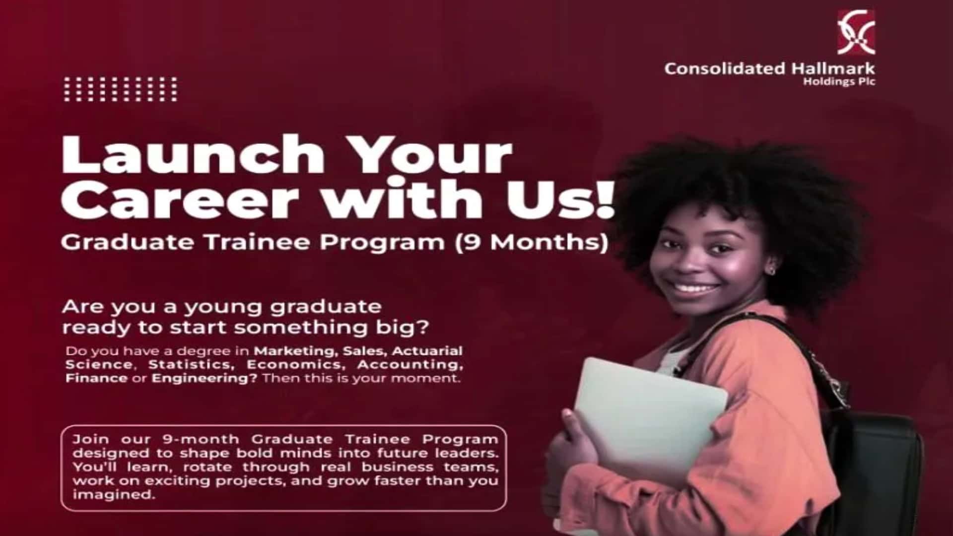 Consolidated Hallmark Holdings Plc Graduate Trainee Programme 2026