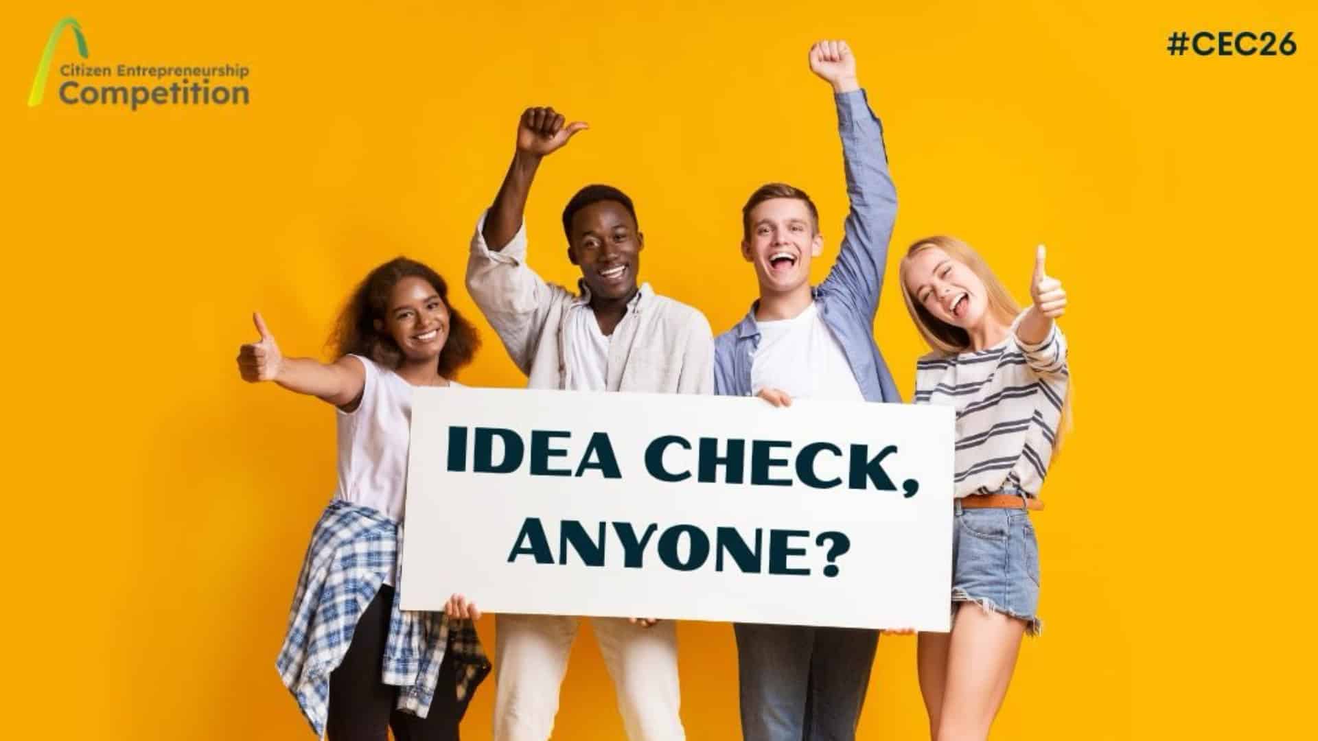 2026 Citizen Entrepreneurship Competition Opens for Entries