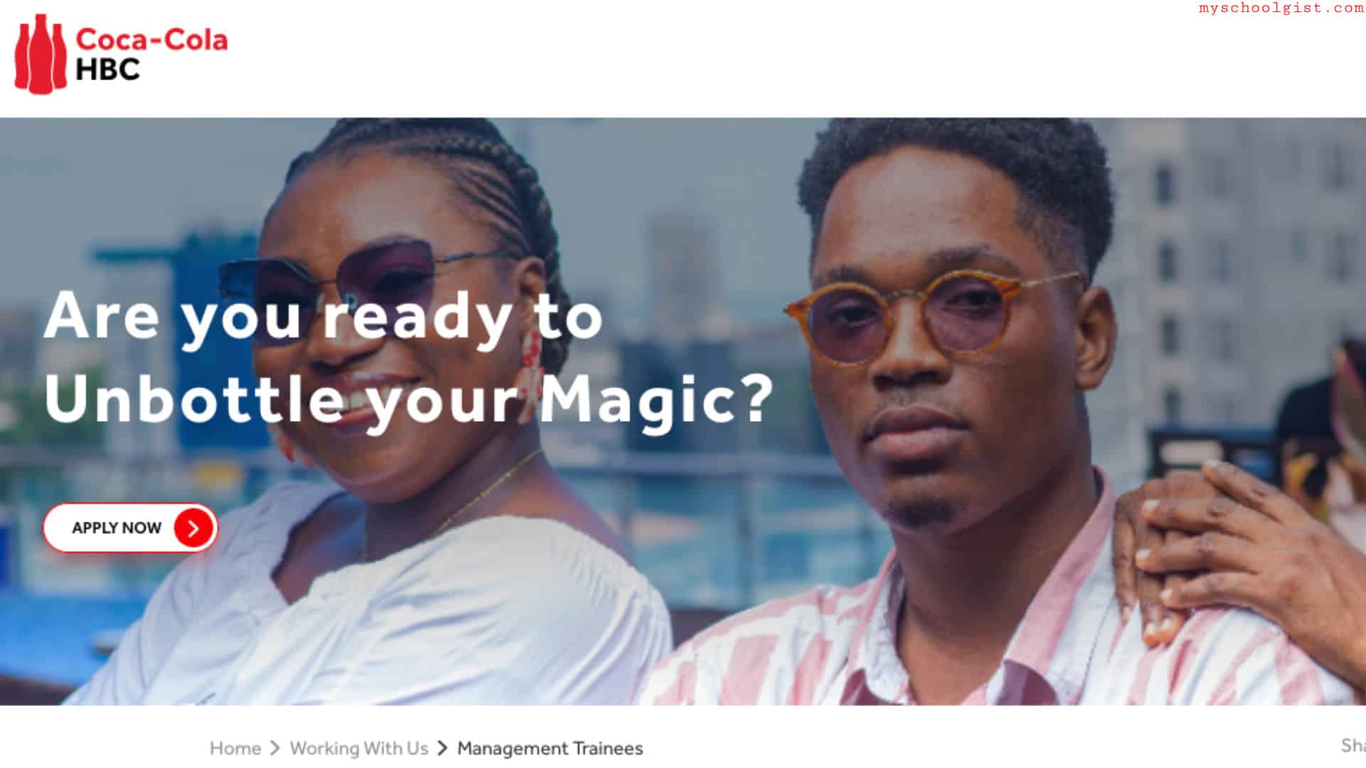 Coca-Cola HBC Management Trainee Program 2026 for Nigerian Graduates