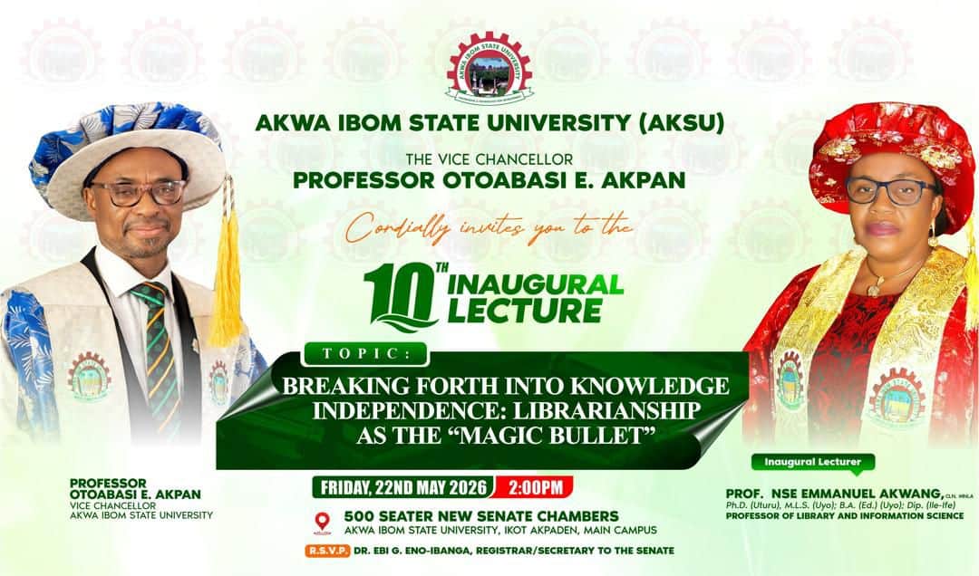 AKSU 10th Inaugural Lecture