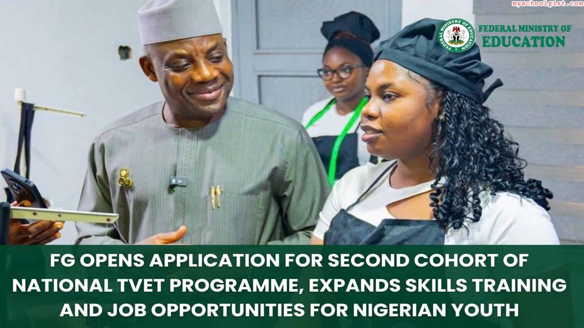 National TVET Programme Second Cohort Application Opens