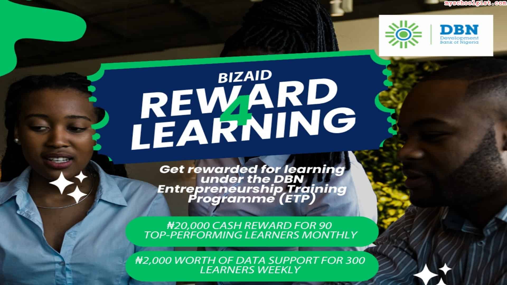 DBN BizAid Reward 4 Learning Programme for Entrepreneurs, Students and Freelancers
