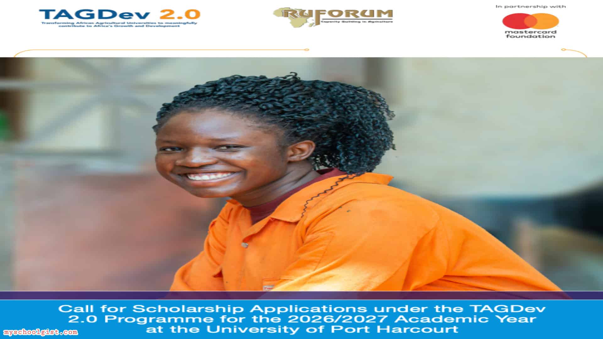 UNIPORT TAGDev Scholarship 2026/2027 Application Guide