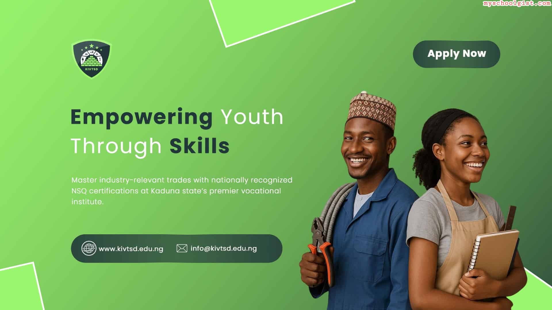 KIVTSD Free Vocational Training Enrolment: Courses, Campuses and How to Apply