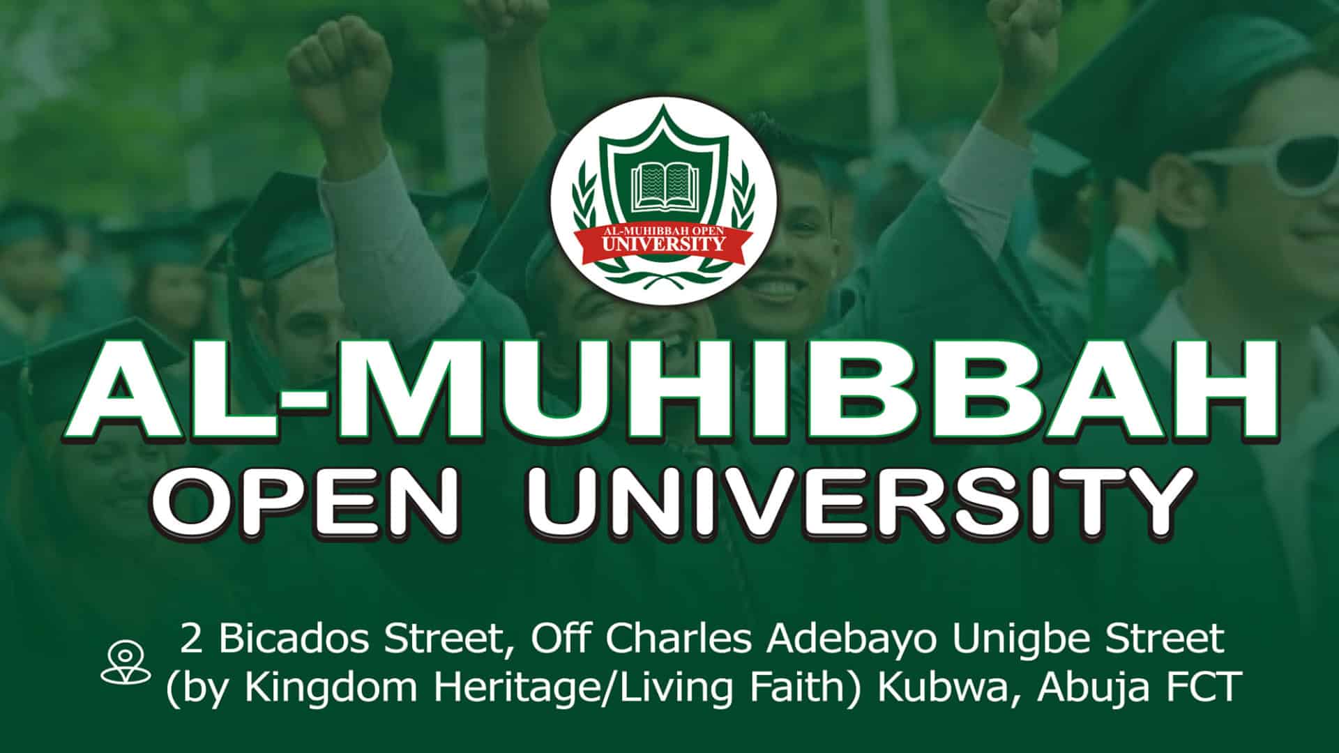 Al-Muhibbah Open University admission form for 2026/2027