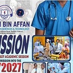 Uthman Bin Affan College of Health Tech Admission Form 2026/2027