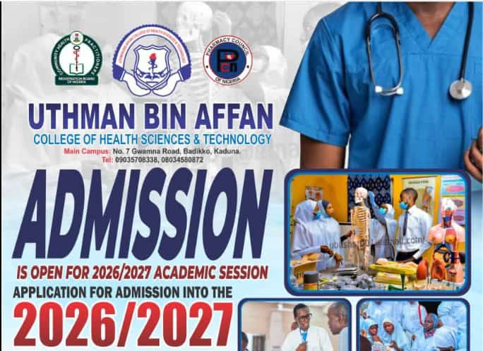 UBACHST Admission Form for 2026/2027 Academic Session