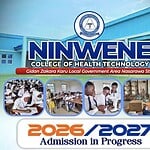 Ninwene College of Health Technology Admission Form 2026/2027
