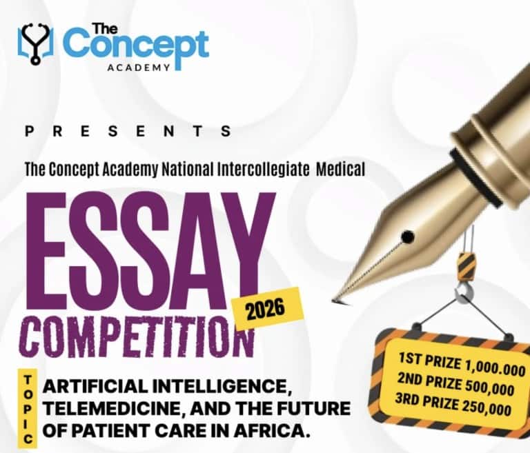 Concept Academy Medical Essay Competition 2026 for Nigerian Students