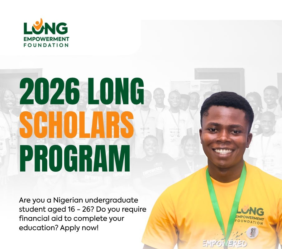 LONG Empowerment Foundation Scholarship 2026 for Nigerian Students