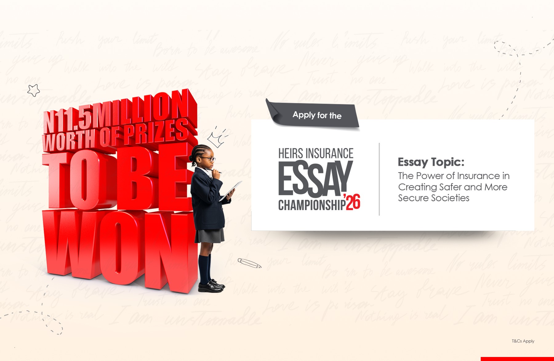 Heirs Insurance Essay Championship 2026: Topic, Prizes, Rules, and How to Apply