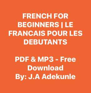 French for Beginners – PDF & MP3 Audio [Not For Sale]