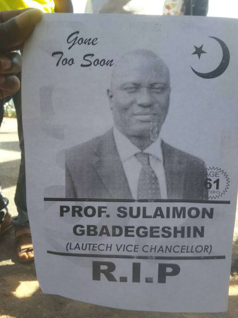 LAUTECH VC's Obituary