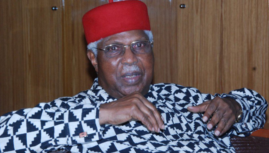 Former First Elected Vice President of Nigeria, Dr Alex Ifeanyichukwu Ekwueme 