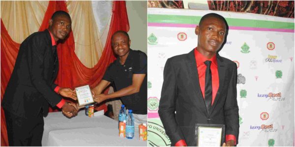Simon Godwin Idoko, a 26-year-old young man, who graduated a with First Class degree from the Department of Applied Chemistry, Usman Danfodiyo University, Sokoto