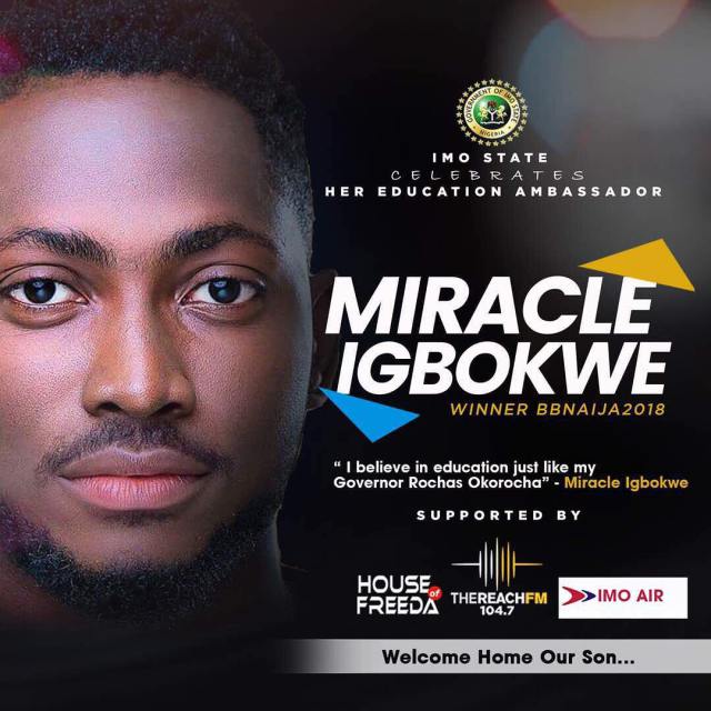 Miracle Igbokwe Becomes Imo State Education Ambassador