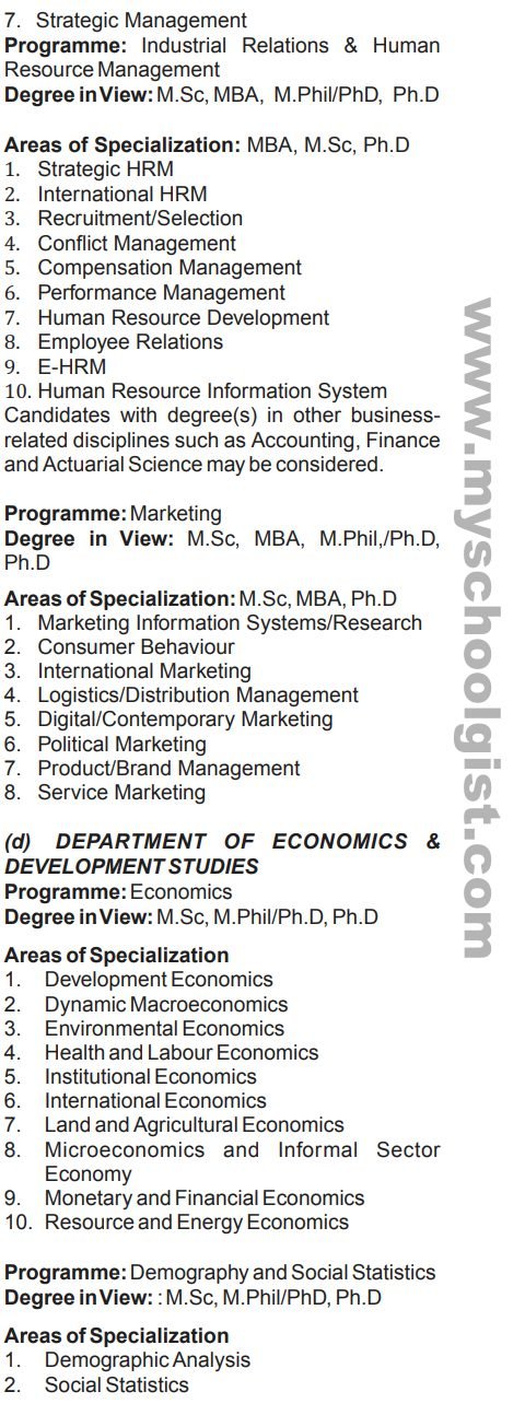 covenant University Courses