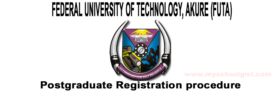 futa postgraduate registration procedure