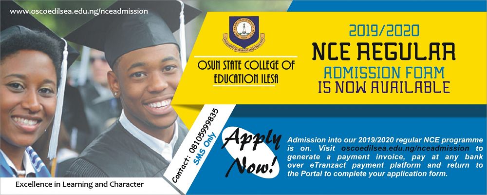 OSCOED Ilesa Post UTME Form