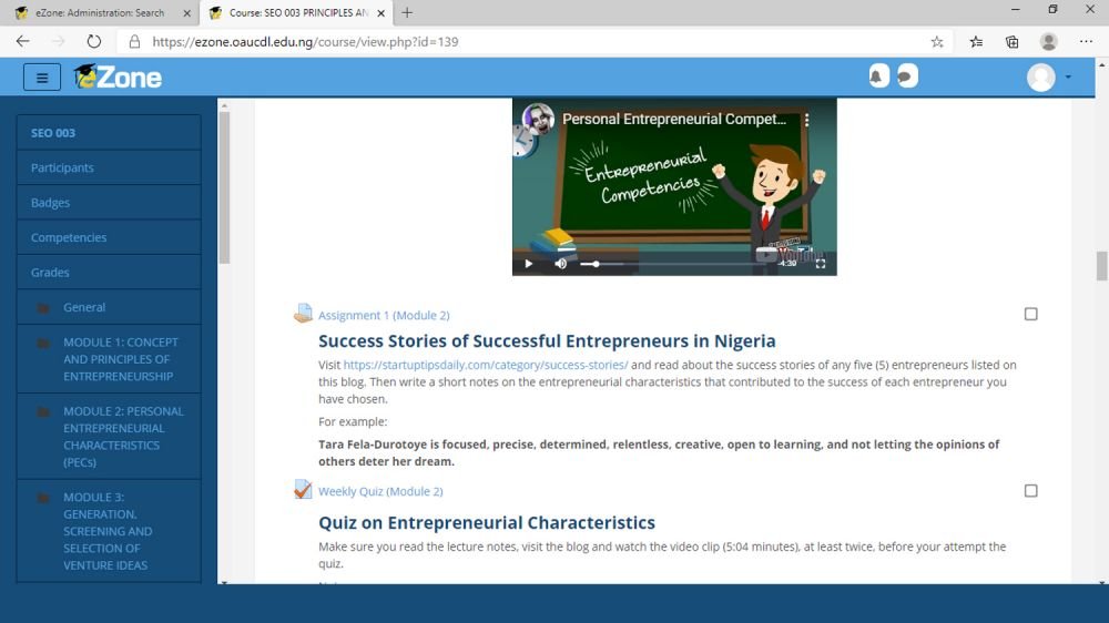 OAU Centre for Distance Learning Launches Learning Management System (LMS) To Support Face-To-Face Programmes During Lockdown