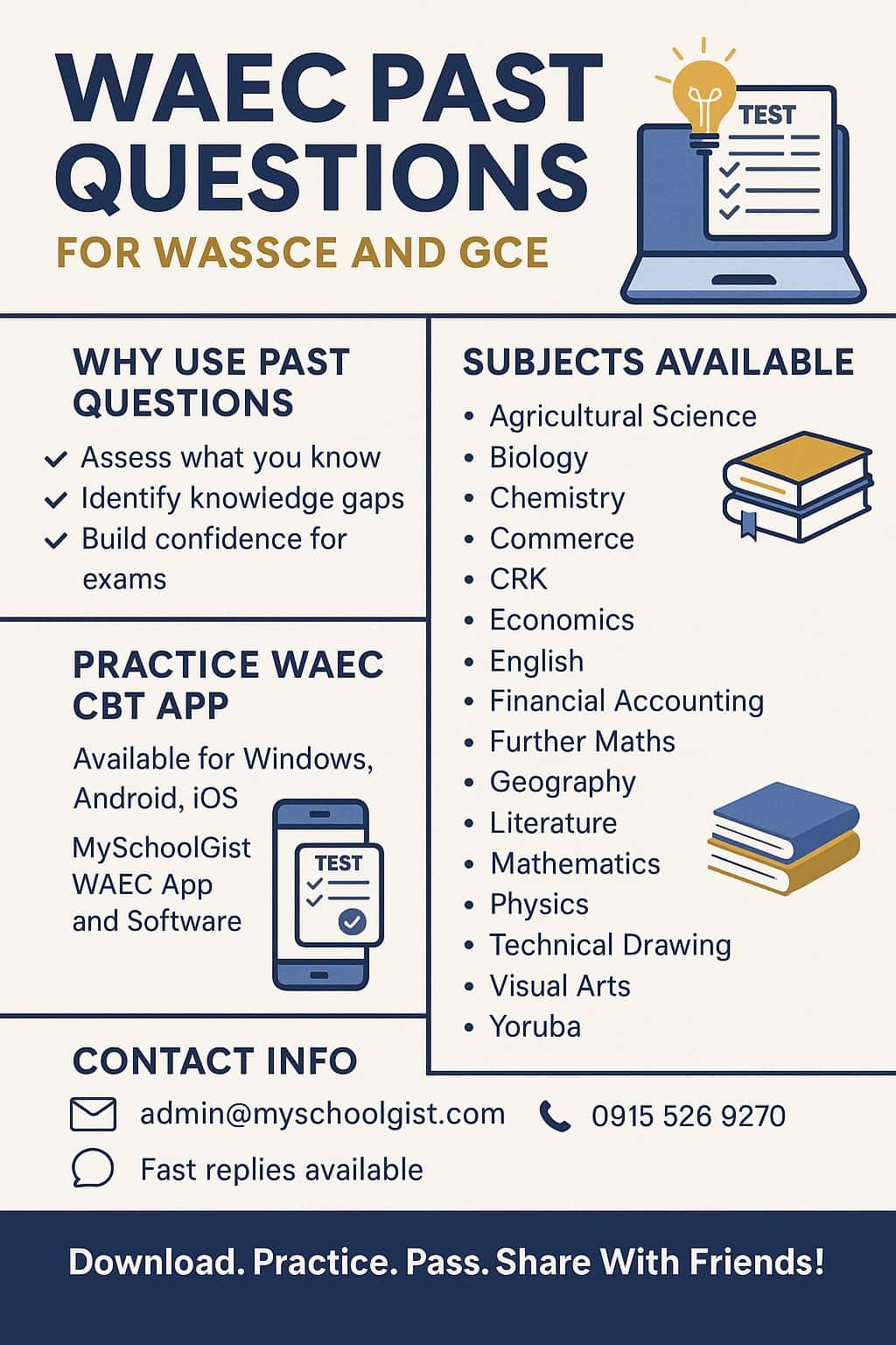 WAEC Past Questions for WASSCE and GCE Candidates – Download for Exam Preparation
