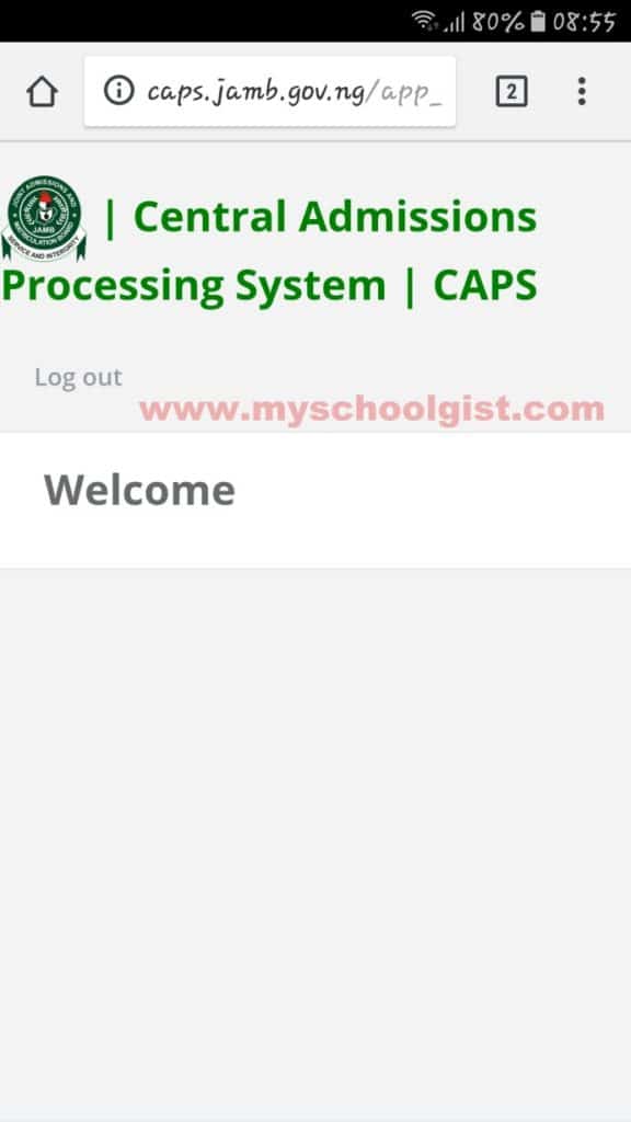 How to use JAMB CAPS to Check, Accept & Confirm Admission • MySchoolGist