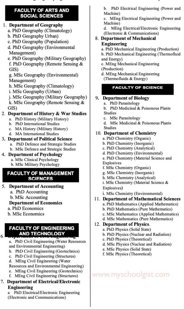 nda-postgraduate-admission-application-form-2021-2022