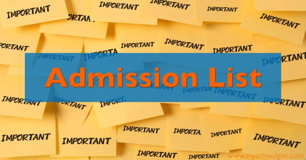 Schools Whose Admission Lists Have Been Released 2023/2024 • MySchoolGist