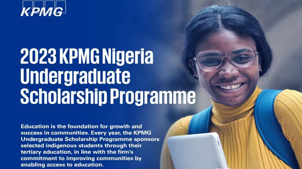 2023 KPMG Nigeria University Scholarship Programme | MySchoolGist